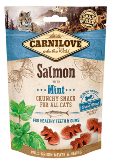 Carnilove Crunchy Snack Salmon with Mint Cat Treats 50g